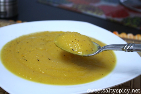 Acorn Squash and Carrot Soup 4